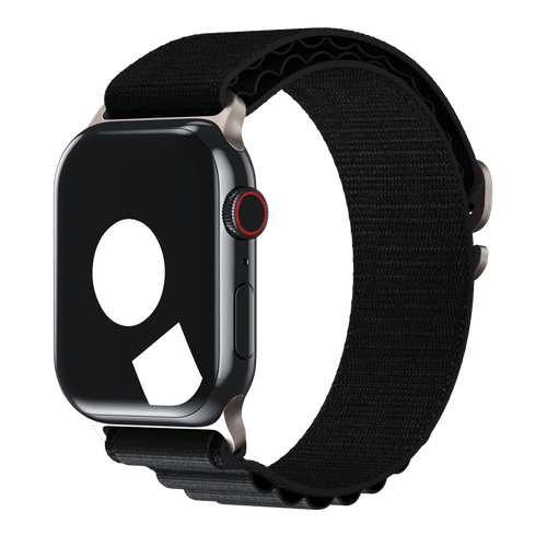 Black Alpine Loop for Apple Watch iSTRAP