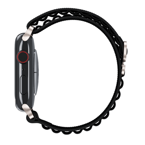 Black Alpine Loop for Apple Watch iSTRAP