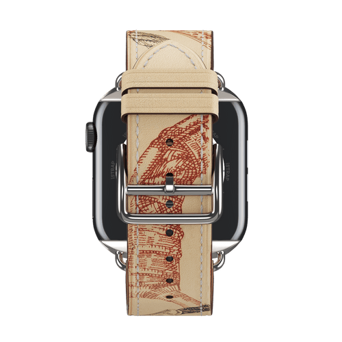 Blanc Allover Print Single Tour for Apple Watch iSTRAP