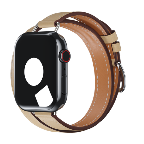 Blanc Attelage Double Tour for Apple Watch