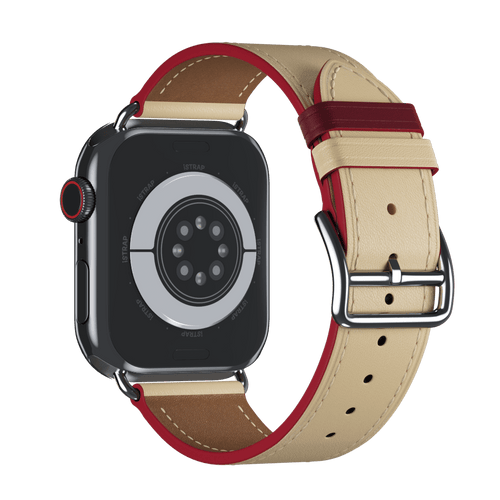 Blanc/Rouge H Single Tour for Apple Watch iSTRAP