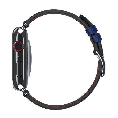 Bleu Saphir/Noir Single Tour for Apple Watch iSTRAP