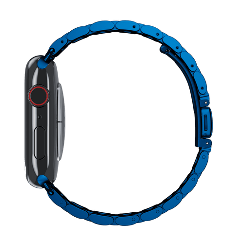 Blue Tri-Link Bracelet for Apple Watch iSTRAP