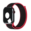 Bright Crimson/Black Sport Loop for Apple Watch iSTRAP
