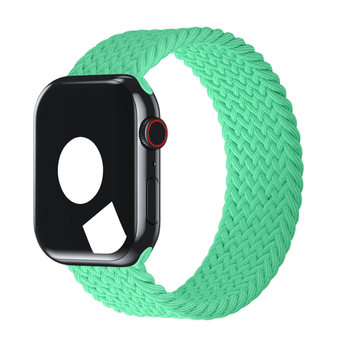 Bright Green Braided Solo Loop for Apple Watch iSTRAP