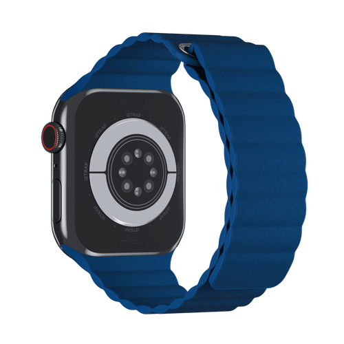 Cape Cod Blue Leather Loop for Apple Watch iSTRAP