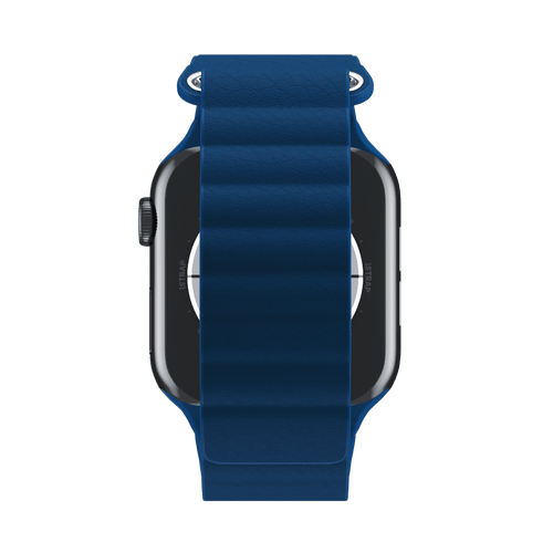 Cape Cod Blue Leather Loop for Apple Watch iSTRAP