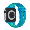 Chlorine Blue/Green Glow Sport Band Active for Apple Watch iSTRAP