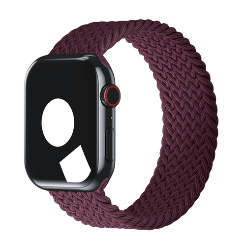 Dark Cherry Braided Solo Loop for Apple Watch iSTRAP