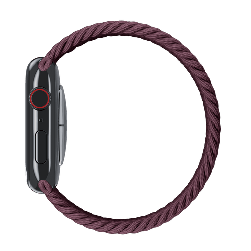 Dark Cherry Braided Solo Loop for Apple Watch iSTRAP