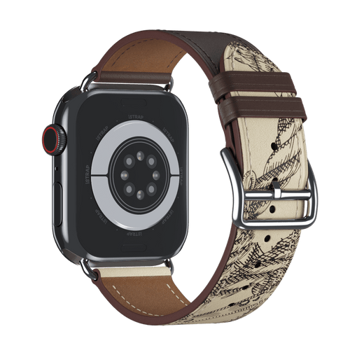 Étain/Béton Single Tour for Apple Watch iSTRAP