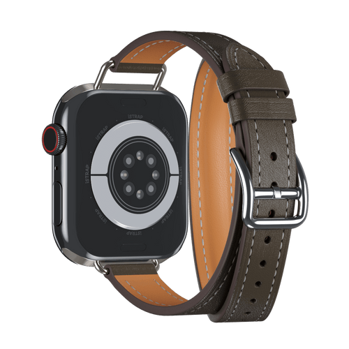 Etoupe Attelage Double Tour for Apple Watch iSTRAP