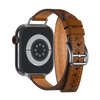 Fauve Diagonal Attelage Double Tour for Apple Watch iSTRAP