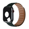 Forest Green Leather Link for Apple Watch iSTRAP