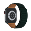 Forest Green Leather Link for Apple Watch iSTRAP
