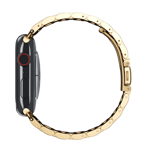 Gold Tri-Link Bracelet for Apple Watch iSTRAP