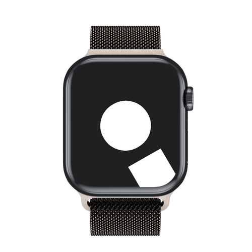 Apple watch space black stainless steel case with space black milanese loop best sale