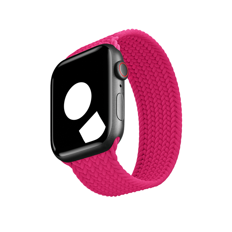 Guava Braided Solo Loop for Apple Watch