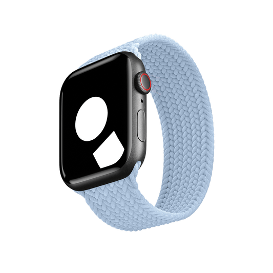 Light Blue Braided Solo Loop for Apple Watch