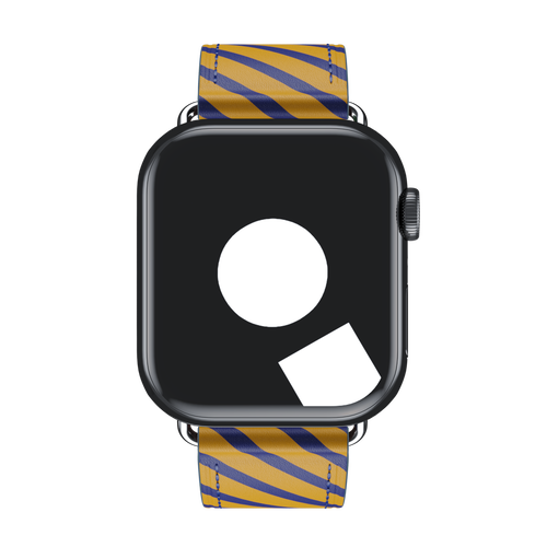 Jaune Ambre/Bleu Saphir Single Tour for Apple Watch