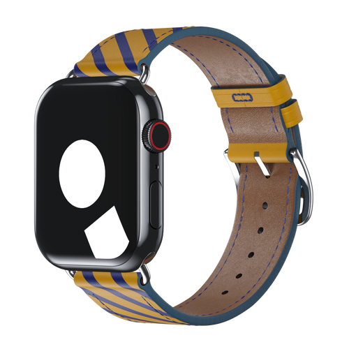 Jaune Ambre/Bleu Saphir Single Tour for Apple Watch