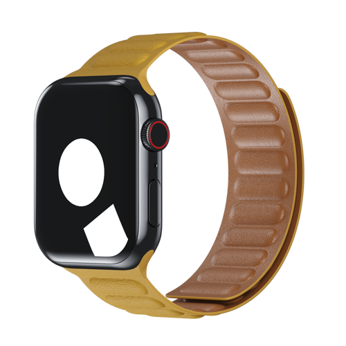 Marigold Leather Link for Apple Watch