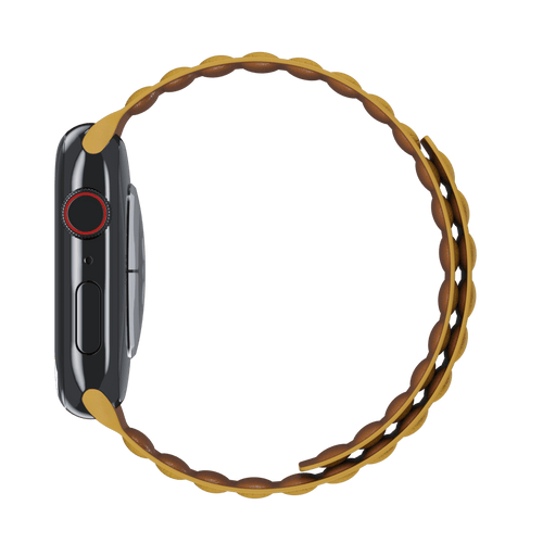 Marigold Leather Link for Apple Watch iSTRAP