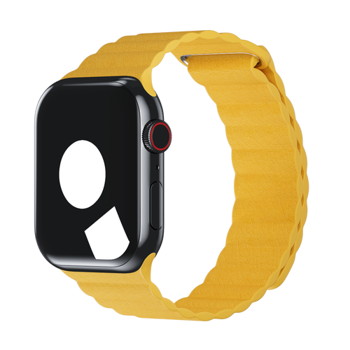 Meyer Lemon Leather Loop for Apple Watch