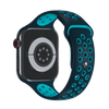 Midnight Turquoise/Aurora Green Sport Band Active for Apple Watch iSTRAP