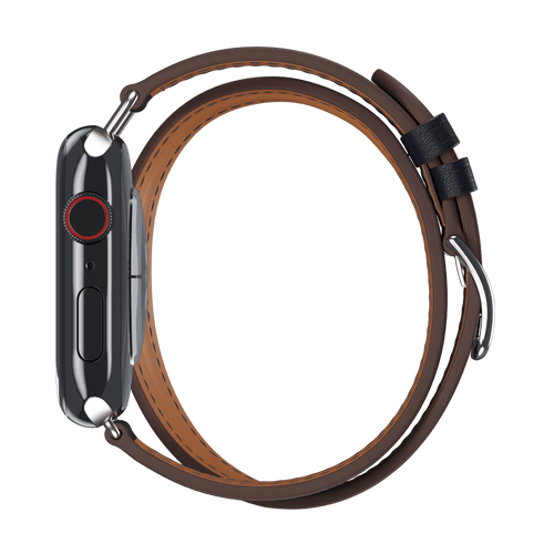 Navy Attelage Double Tour for Apple Watch iSTRAP