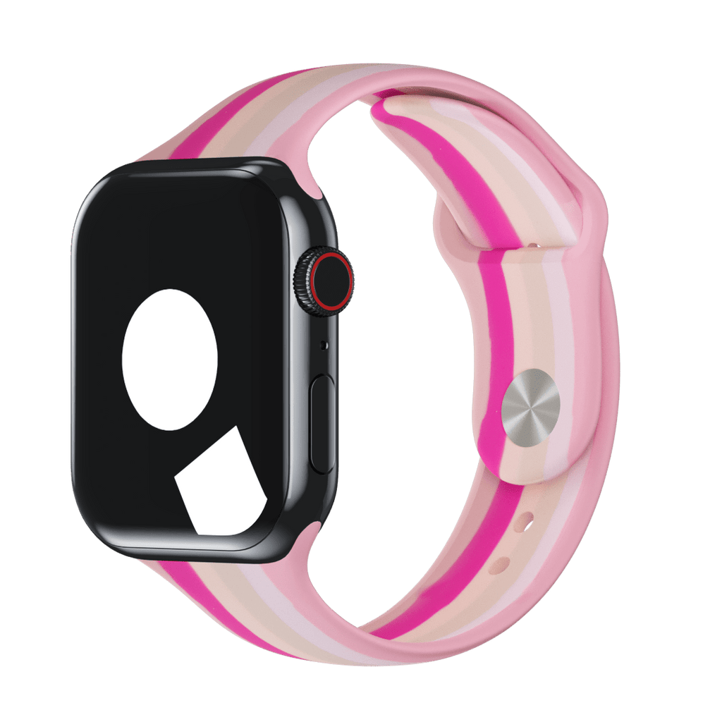 The iStrap Pink Hero Sport band, designed for active lifestyles, offer a comfortable and durable fit. These stylish Apple Watch bands are perfect for workouts, providing a secure and sweat-resistant option for Apple Watch users.