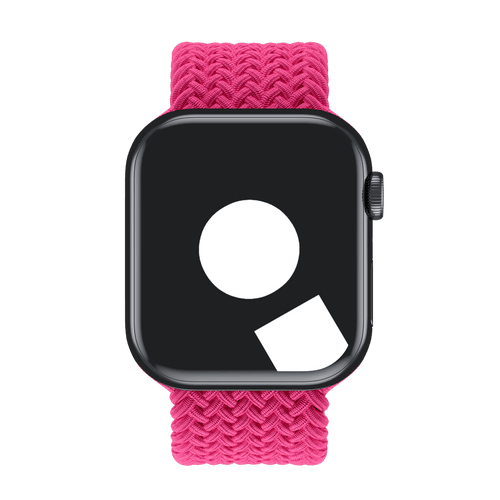 Raspberry Braided Solo Loop for Apple Watch iSTRAP