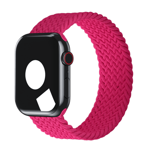 Raspberry Braided Solo Loop for Apple Watch iSTRAP