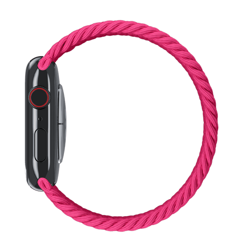 Raspberry Braided Solo Loop for Apple Watch iSTRAP