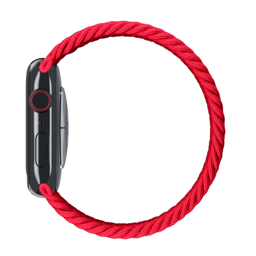 Red 1st Gen Braided Solo Loop for Apple Watch iSTRAP