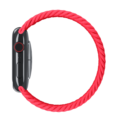 Red (2nd Gen) Braided Solo Loop for Apple Watch iSTRAP