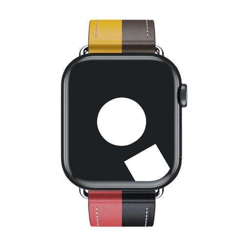 Rose Azalée/Noir Single Tour for Apple Watch iSTRAP