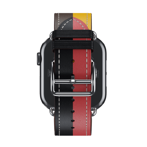 Rose Azalée/Noir Single Tour for Apple Watch iSTRAP