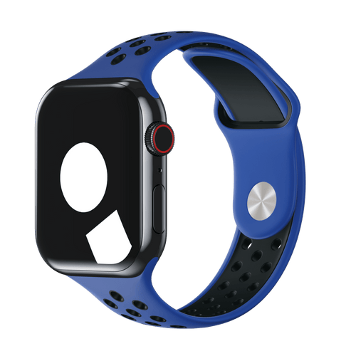 Royal Pulse/Black Sport Band Active for Apple Watch