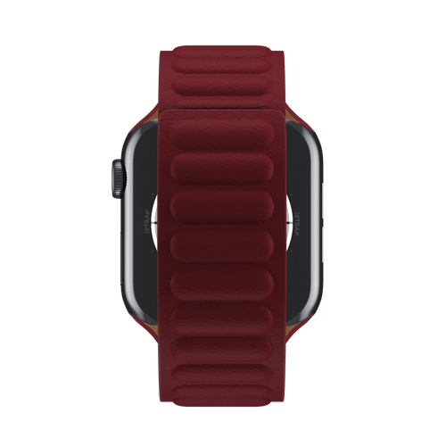 Ruby Leather Link for Apple Watch iSTRAP