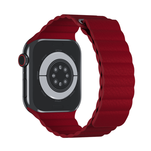 Ruby Leather Loop for Apple Watch iSTRAP