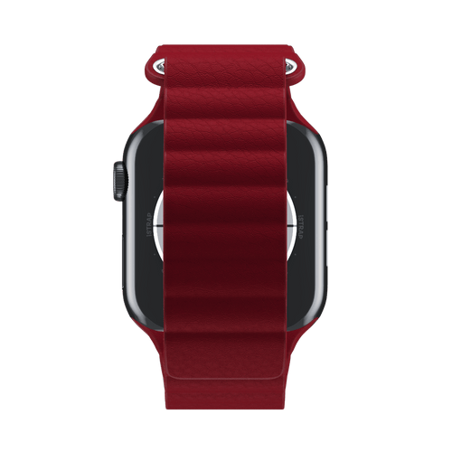 Ruby Leather Loop for Apple Watch