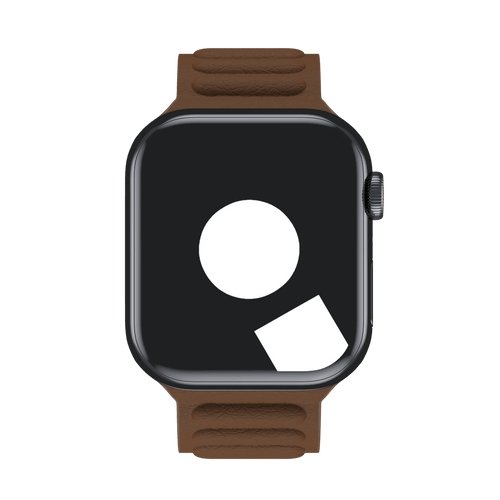 Saddle Brown Leather Link for Apple Watch iSTRAP