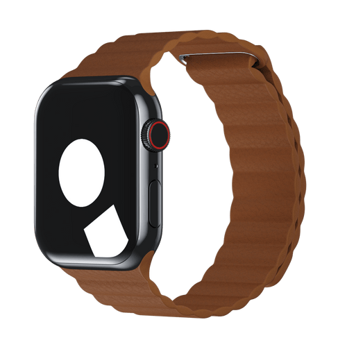 Saddle Brown Leather Loop for Apple Watch