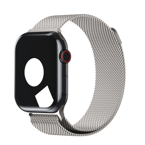 Silver Milanese Loop for Apple Watch