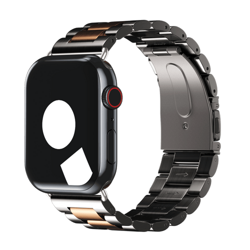 Silver/Rose Gold Tri-Link Bracelet for Apple Watch