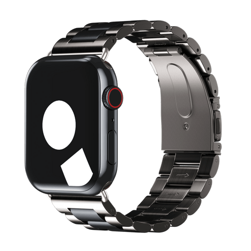 Silver/Space Black Tri-Link Bracelet for Apple Watch iSTRAP