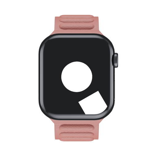 Soft Pink Leather Link for Apple Watch