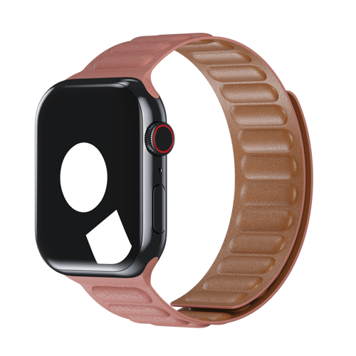 Soft Pink Leather Link for Apple Watch iSTRAP