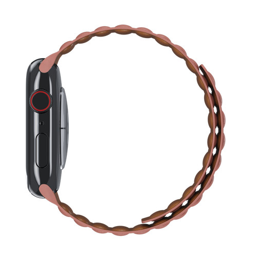 Soft Pink Leather Link for Apple Watch